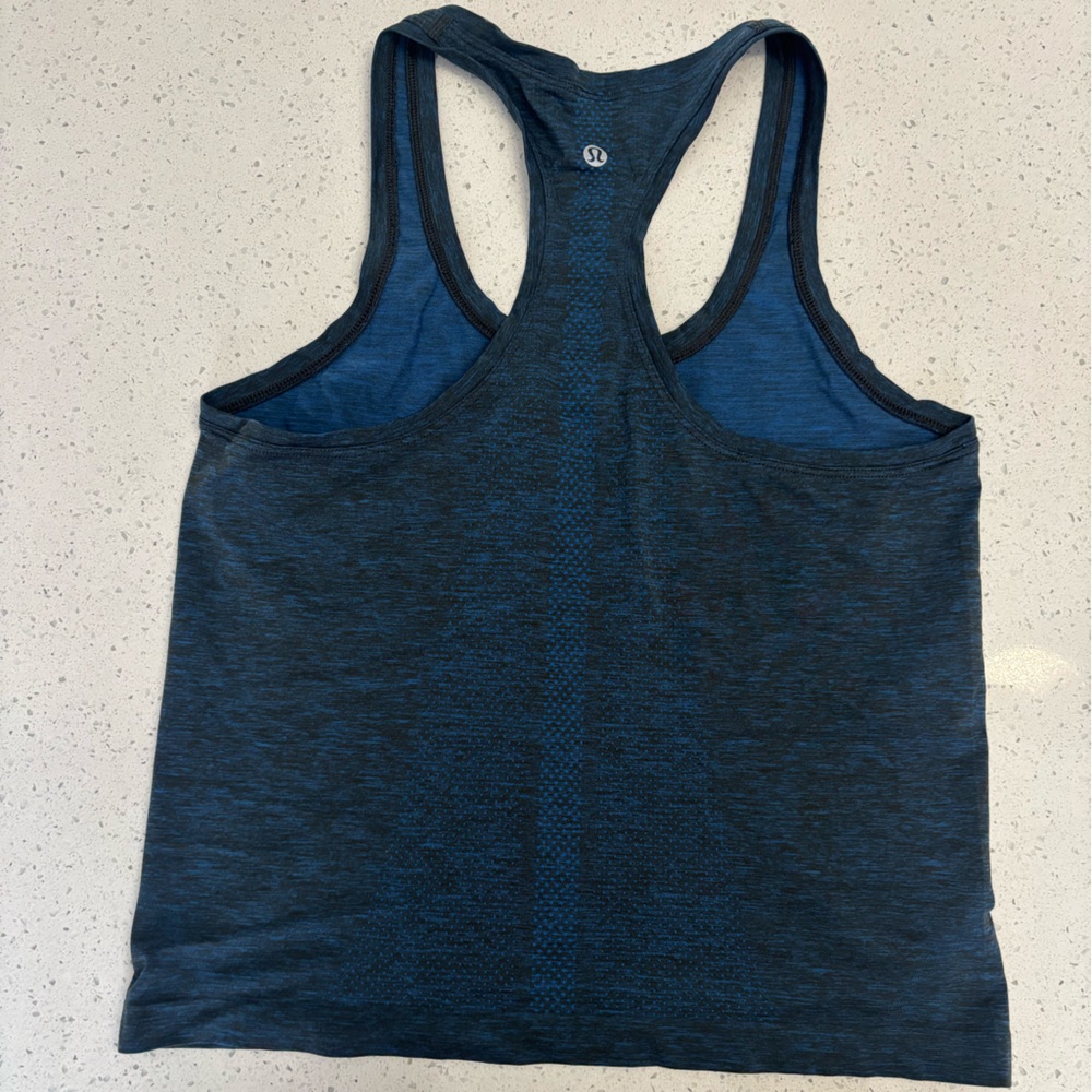 lululemon athletica Blue Tank Top